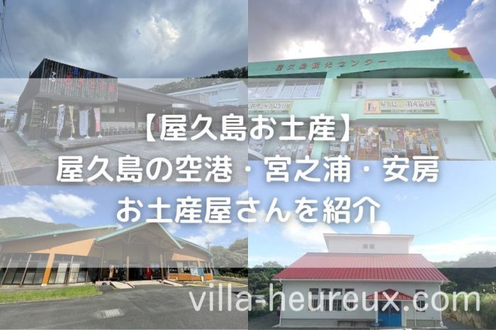 【屋久島お土産】屋久島の空港・宮之浦・安房にあるお土産屋さんを紹介