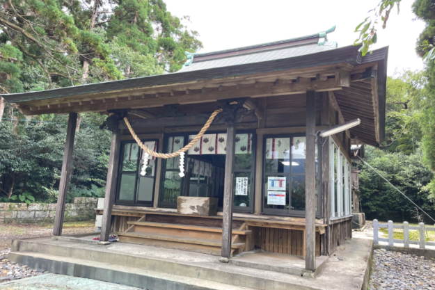 屋久島パワースポット 益救神社 拝殿