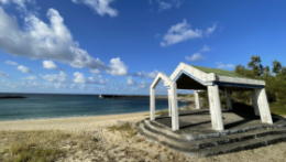 屋久島の海水浴場　栗生海水浴場　シュノーケルポイント