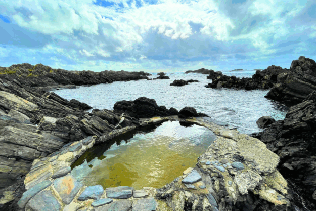 屋久島湯泊温泉の離れ湯