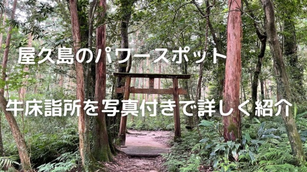 屋久島のパワースポット 牛床詣所